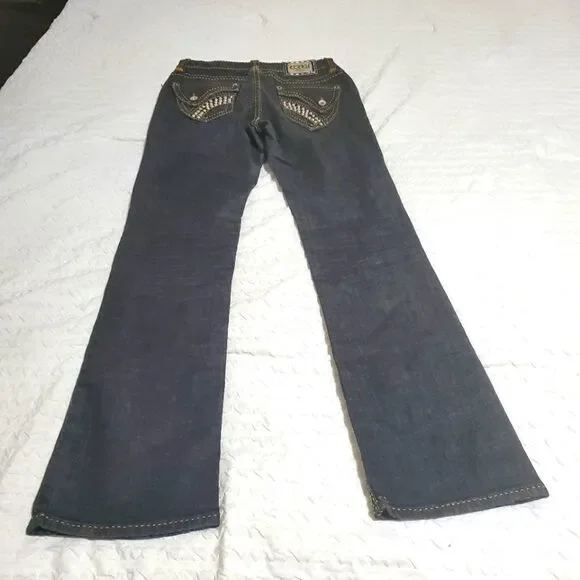 Coogi Embellished Dark Jeans Size 7/8 - Picture 4 of 10